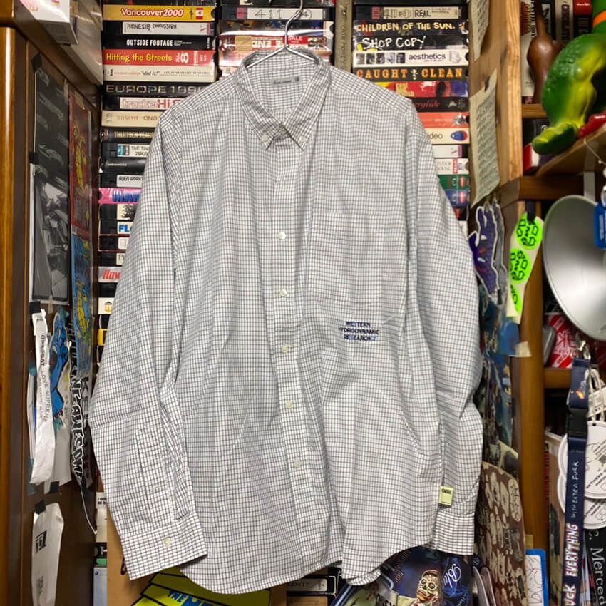 「SSZ×WHR BD SHIRT」2万5300円／SSZ×WHR（ピルグリム サーフ+サプライ 東京　03-5459-1690）