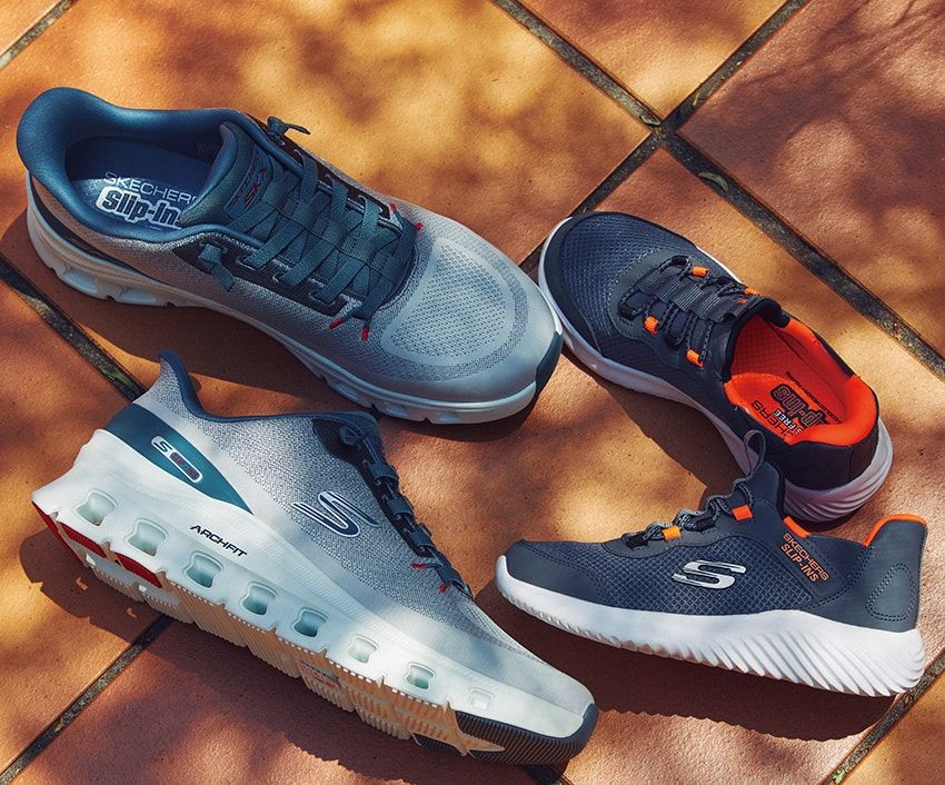 左●1万5950円、右●6490円／ともにスケッチャーズ（スケッチャーズジャパン　0120-056-505）