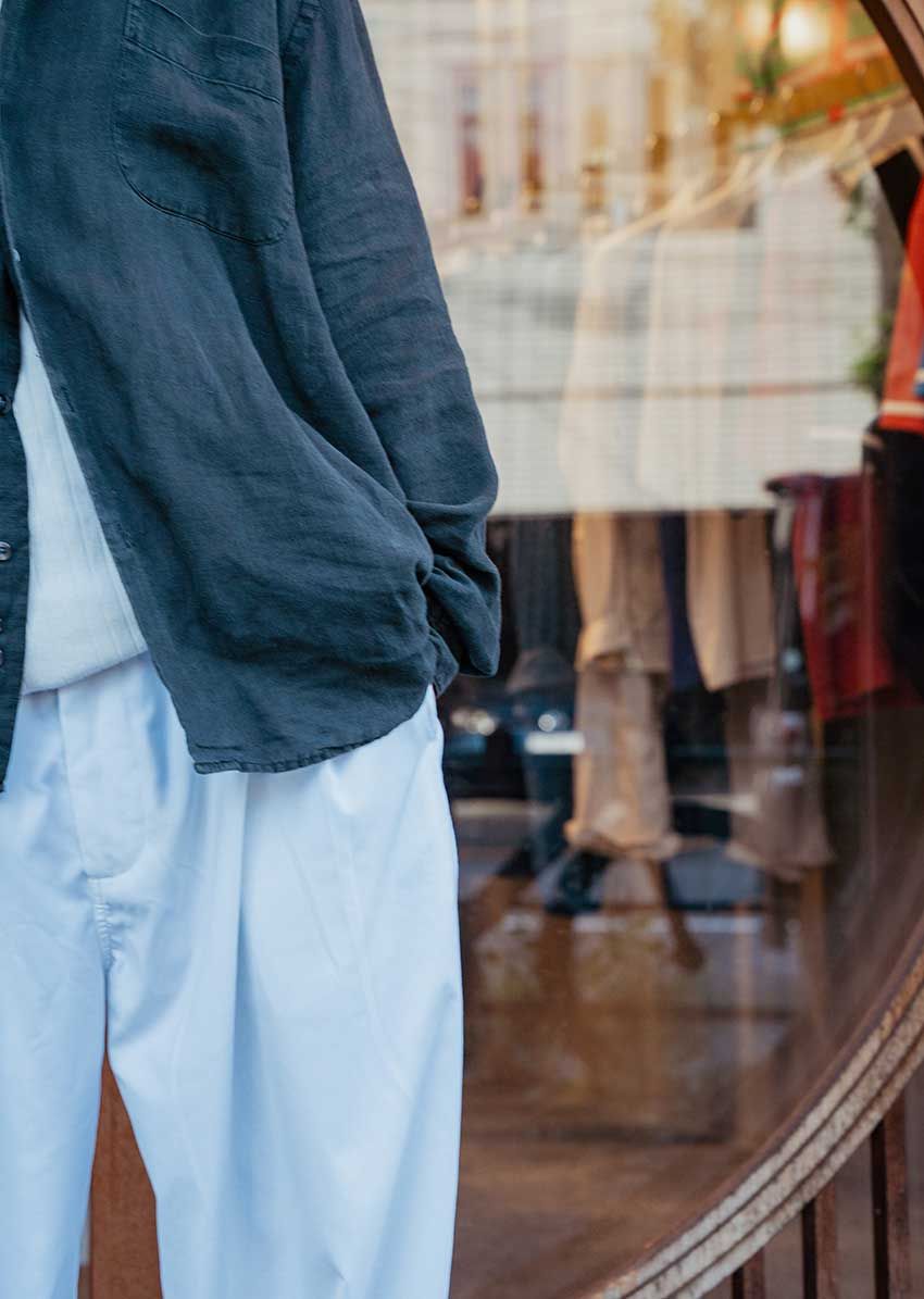 「基本、デニムは穿かん」俳優・駿河太郎さんを突撃パパラッチ！カルチャー香るコーデを徹底分解 - 13枚目の画像