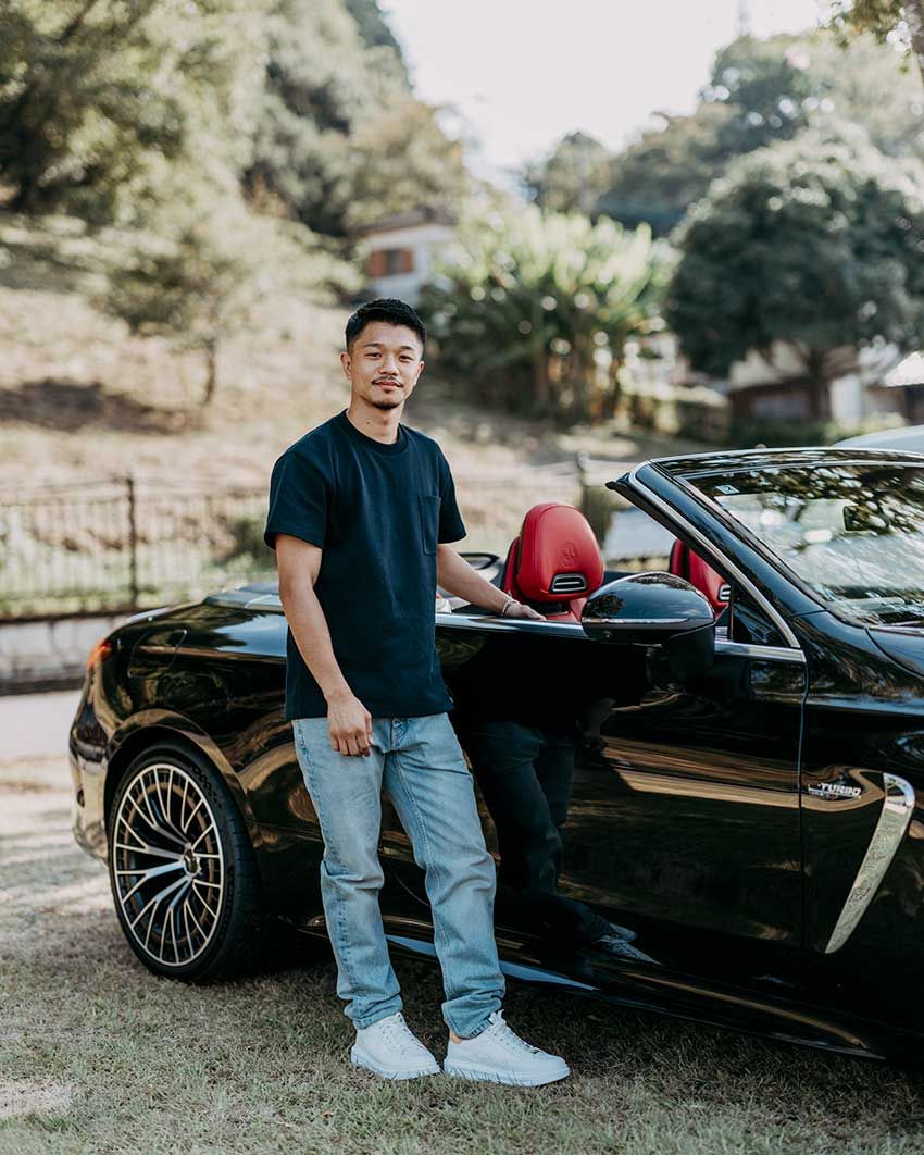 中谷潤人選手の相棒「メルセデス AMG」のオープンカーを特別大公開！出会いは渡米中、父からのLINE!? - 19枚目の画像