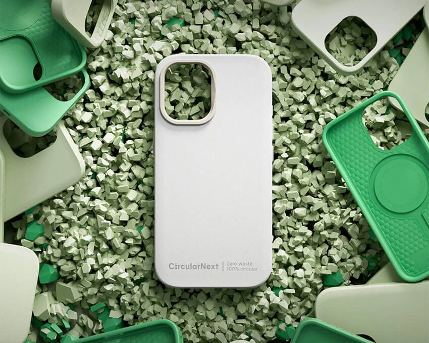 使用済みケースと製造過程で生まれた端材でつくられ、エコシステムに貢献する「サーキュラーネクスト」シリーズ