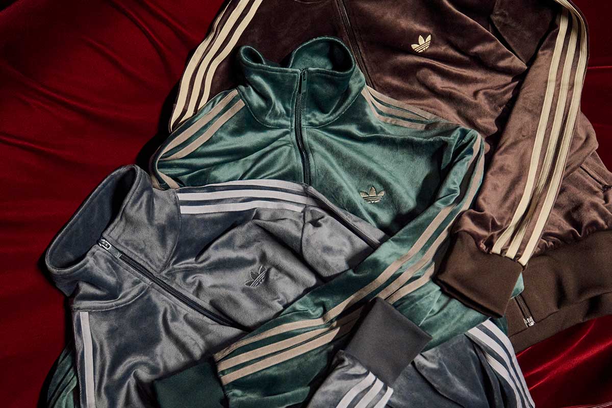 トラックスーツにベロアの選択肢を。アディダス オリジナルスの