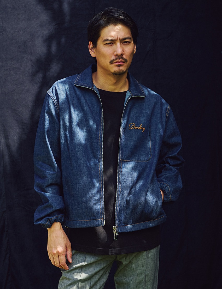 クリスチャンディオールスポーツ　ヴィンテージライク　エンブレムデニムジャケット ディオール、プラダ、マルジェラ。懐かしくも新しいデニムアウターで