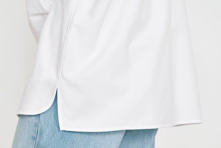 前はラウンド 、後はストレートカット。