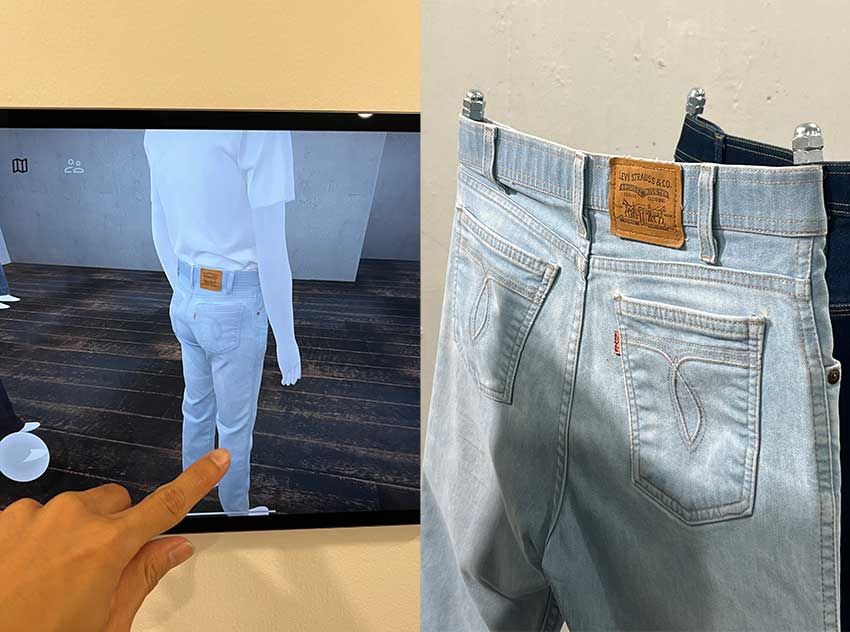 「LA MUSEUM」ではミスター ハリウッド東京の展示会場が再現され、デニムの細部にいたるまで確認できる。オンラインだと侮るべからず、一見の価値ありだ。