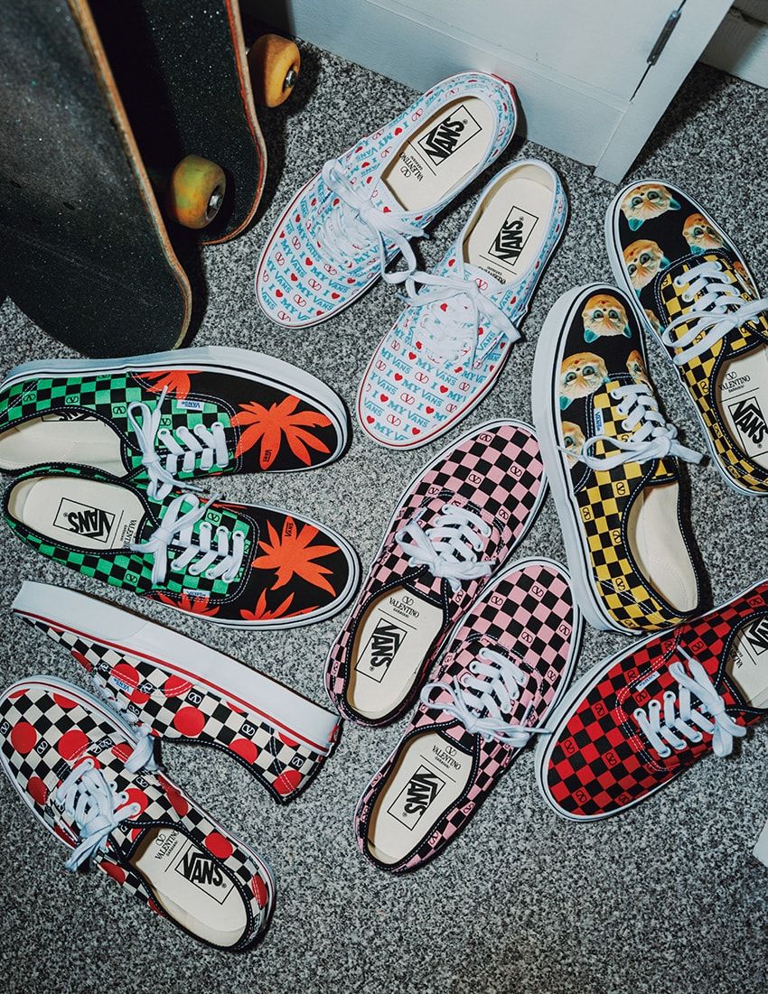 ヴァンズ「オーセンティック」が、「ヴァレンティノ」とのコラボレーションで生まれ変わった！ - 1枚目の画像