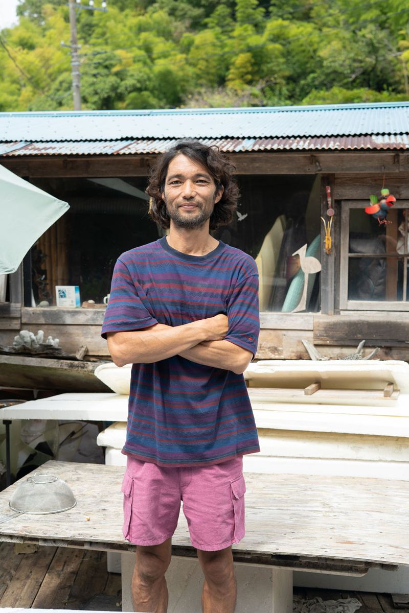 Birds Creation主宰のサーフボードビルダー・小玉譲二さん