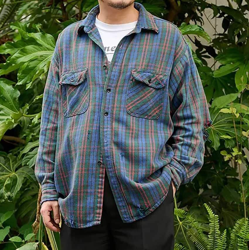 大人のチェックシャツスタイル3選。子供見えを回避する洒落者たちのテクを解説 - 1枚目の画像