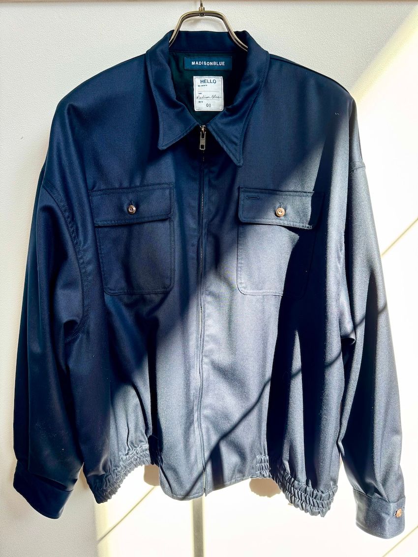 「マディソンブルー」のハンプトンウールブルゾン（三橋 私物）