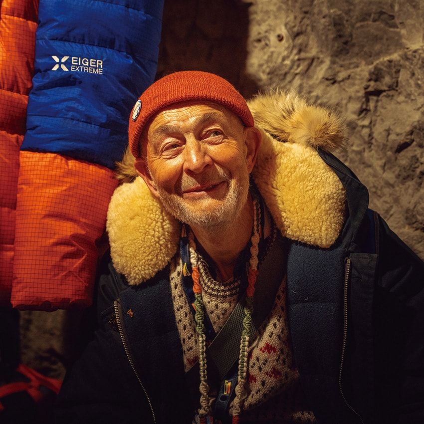 デザイナーのナイジェル・ケーボン。イギリスのファッション界が誇るレジェンドのひとりである。