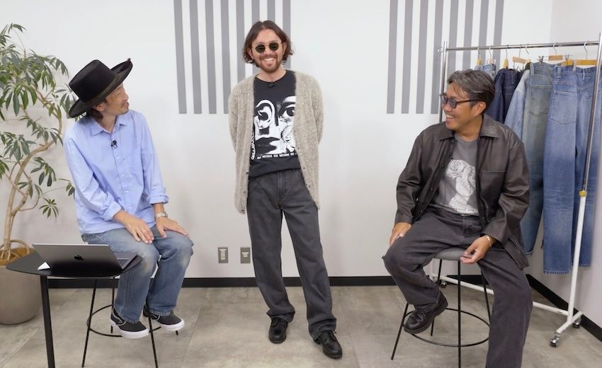 今回のゲスト・笹岡裕太●OCEANS編集部デスク。クロストーク「デニムのセットアップ着こなし」編でもモデル役として登場してもらった。