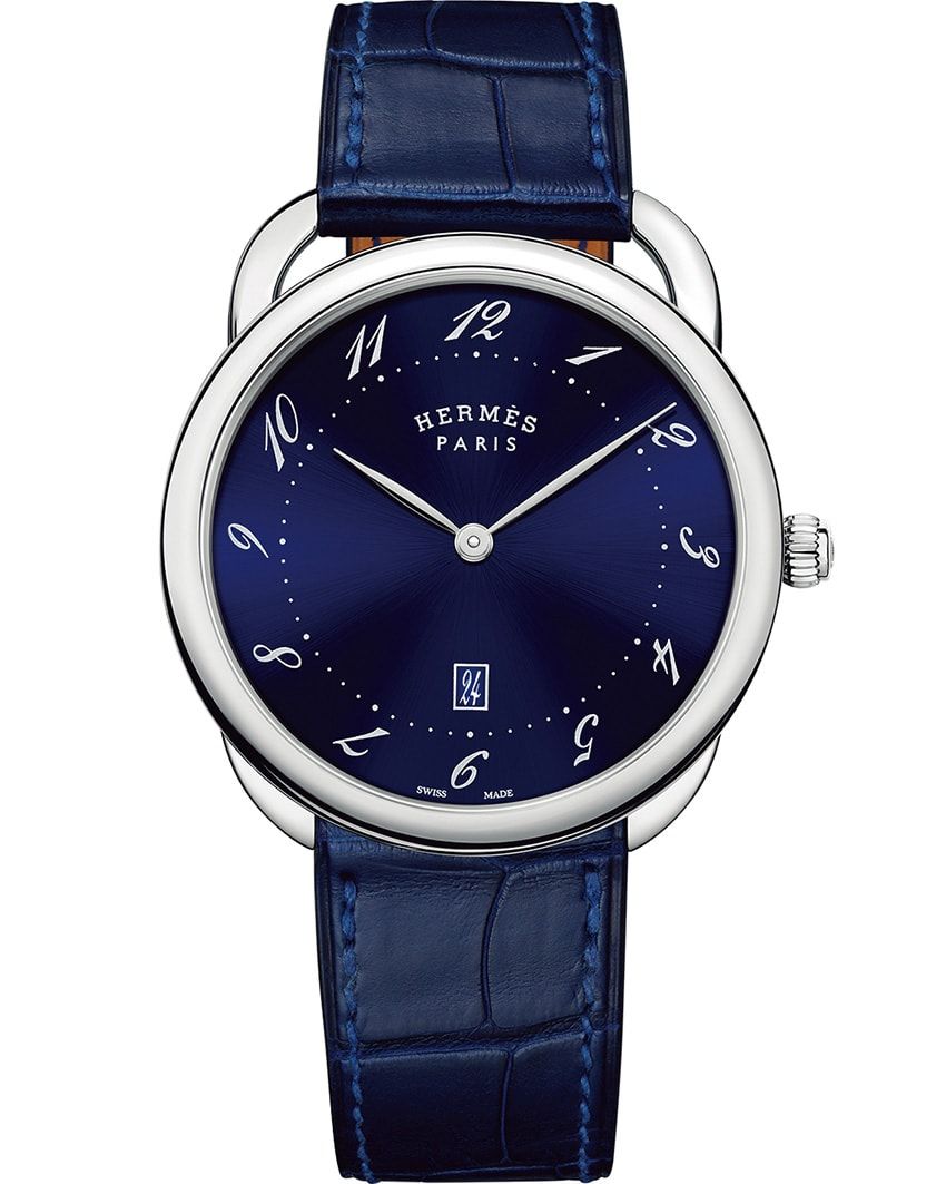 「アルソー」SSケース、40mm径、クオーツ。58万800円／エルメス（エルメスジャポン