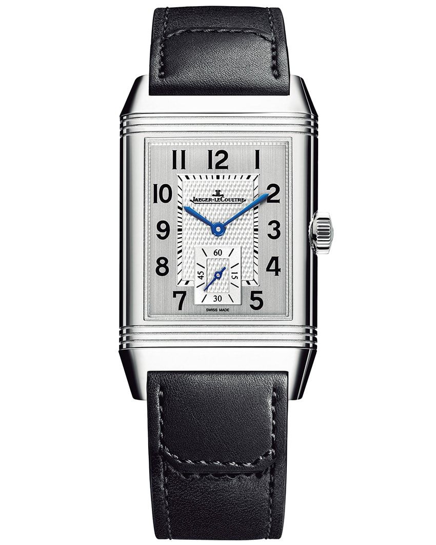 「レベルソ・クラシック・ラージ・スモールセコンド」SSケース、縦45.6×横27.4mm、手巻き。169万8400円／ジャガー・ルクルト