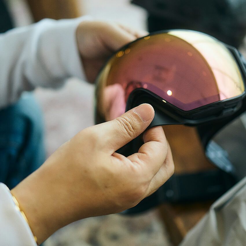 藤原ヒロシこだわりのノーズガードを装備。