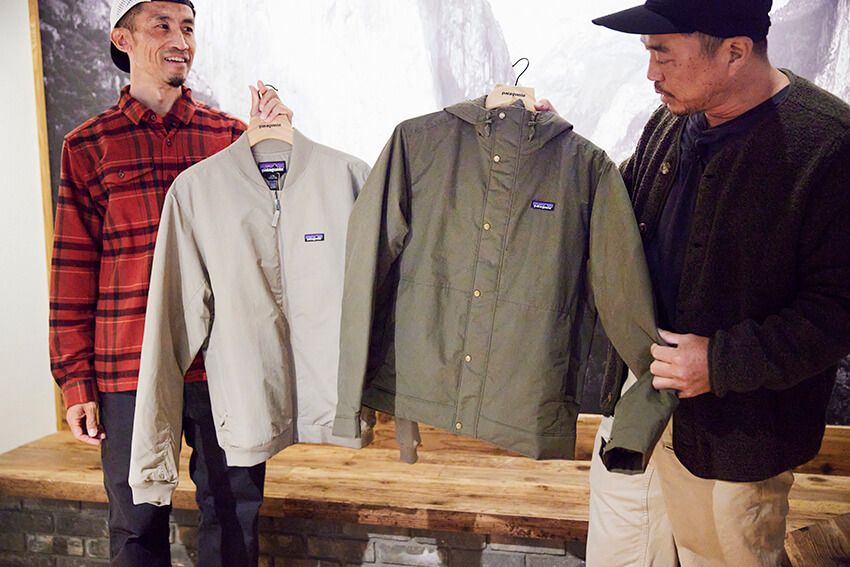 左「メンズ・イスマス・ジャケット」 3万8500円 　右「メンズ・イスマス・デック・ジャケット」 2万8600円／パタゴニア（パタゴニア日本支社 カスタマーサービス　0800-8887-447）