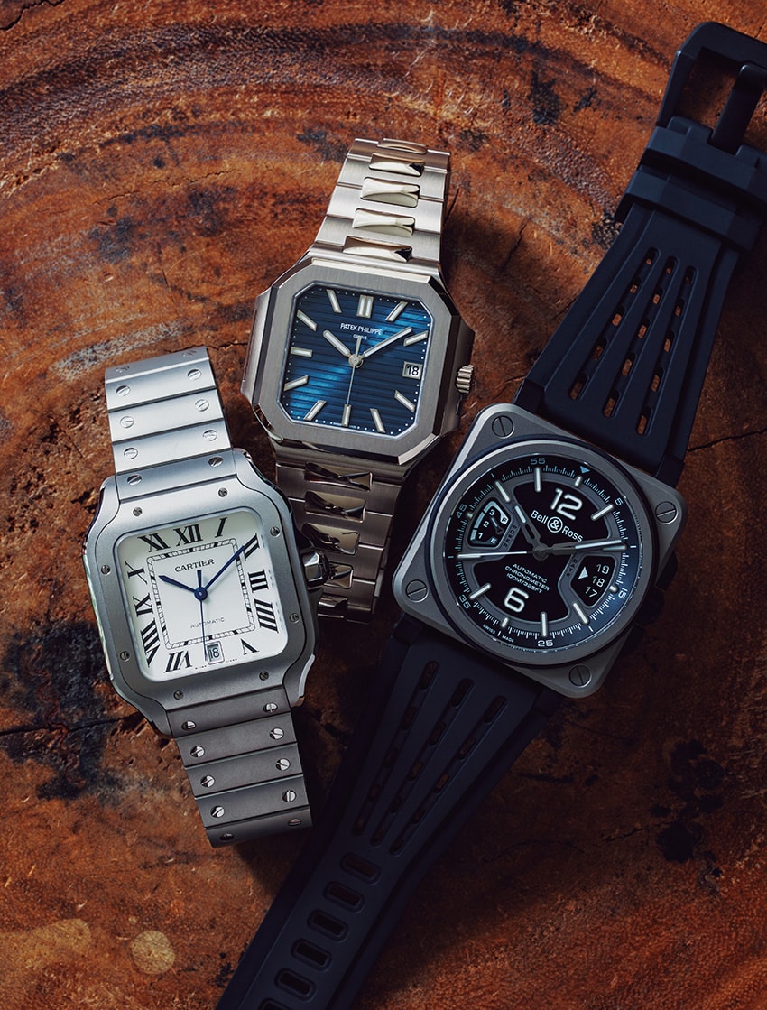 blast パテックフィリップ　カルティエ カルティエ、パテック、ベル&ロス。今が狙い目！ スクエア時計の最新3