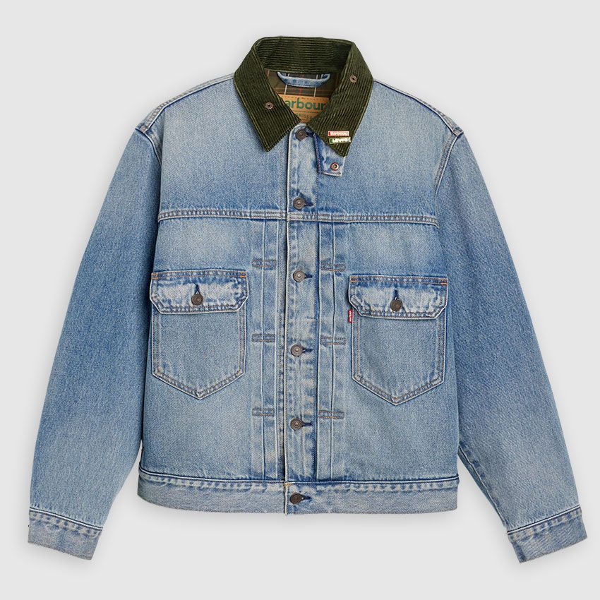 「Levi’s® x Barbour Type II Denim Trucker」4万9500円／