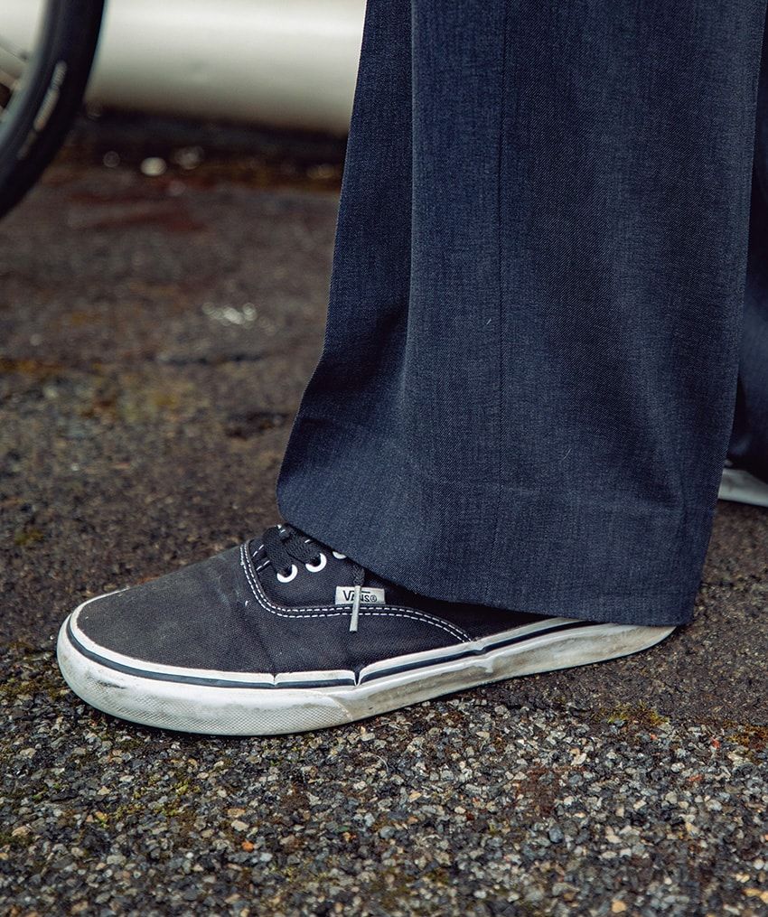 馴染みのヴァンズなら動きやすい。