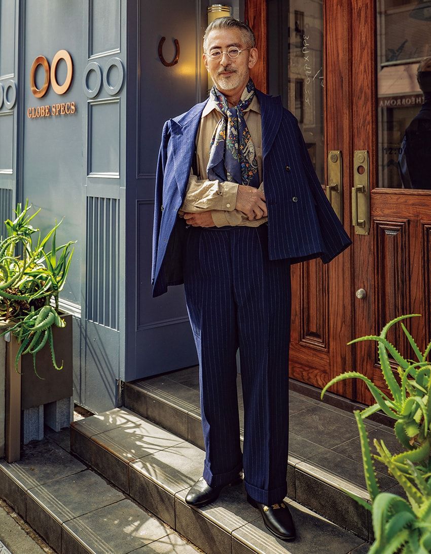 「イヴ・サンローラン」のヴィンテージ品を愛用！ グローブスペックス 岡田哲哉のスーツ語り - 5枚目の画像