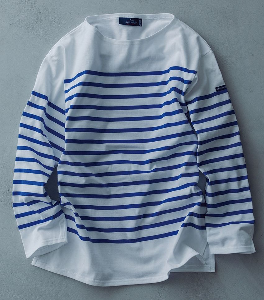 カットソー2万350円／セント ジェームス（セント ジェームス代官山店　03-3464-7123）