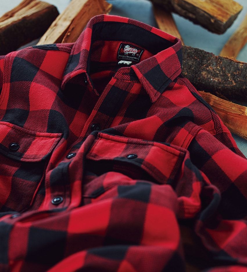 シャツ2万8600円／ウールリッチ（ウールリッチ 二子玉川店　03-6431-0150）