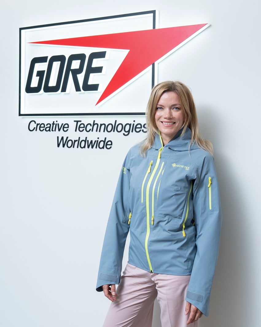 W.L.ゴア＆アソシエイツ ゴアテックス ブランド サステナビリティ・ステークホルダー・エンゲージメント・ディレクター マリー・マウェさん●スウェーデン出身。イタリアでのアウトドアブランド時代を含め、サステナブル領域に従事して12年。目下、「ゴアテックス」の同職において多くのブランドとの協業の推進を担当し、サステナブルな社会づくりを目指している。