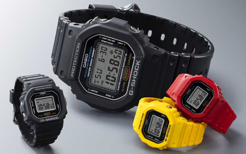 G-SHOCK DW-5600-1R ブラックリングウォッチ 今週土曜発売】史上最小の「Gショック」が爆誕。リングウォッチDWN