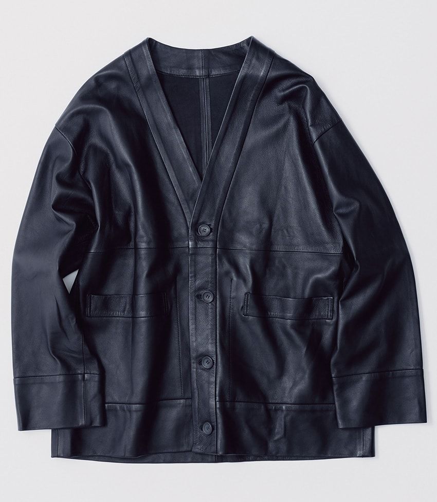 “令和のレザーアウター”はソフトタイプが正解！ トロッとした質感が、大人の色気を漂わす - 3枚目の画像