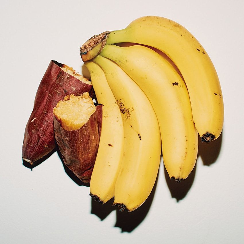 栄養補給にはバナナと焼き芋がお気に入り。「たいていのコンビニで、手軽に買えるのがありがたい」とのこと。確かに！