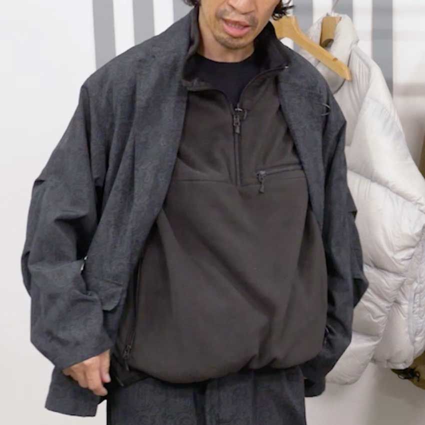 ハラ（178cm、60kg）は「ダイワ ピア39」のLサイズを着用