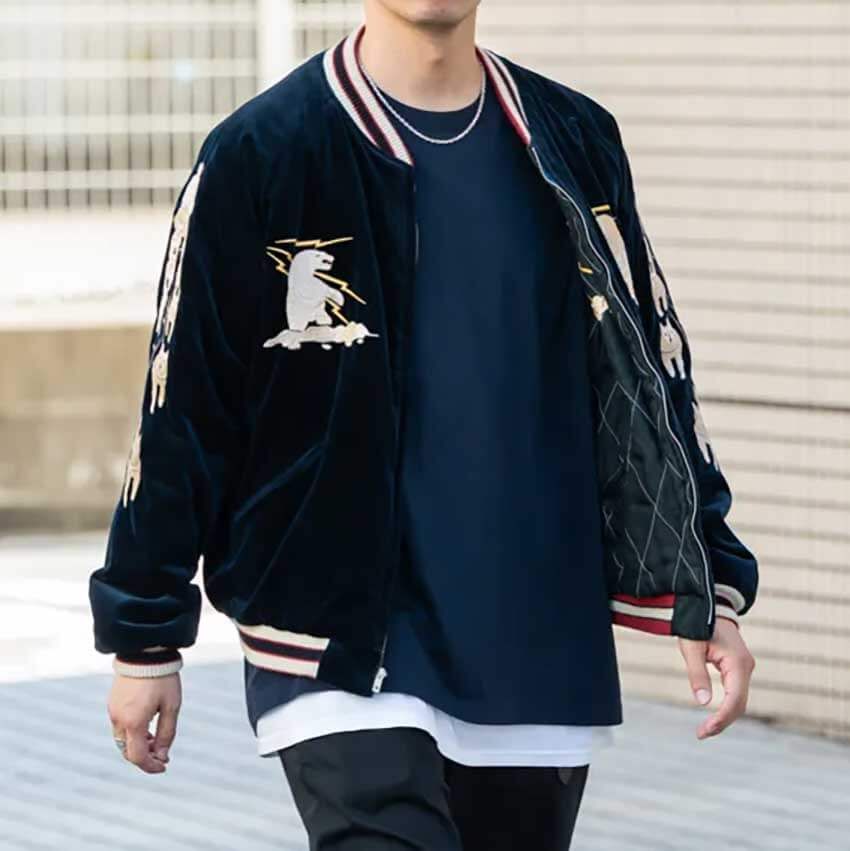 スカジャン、バブアーetc. 「俺たちブルゾン派」な街角の洒落者5名を厳選！ - 1枚目の画像