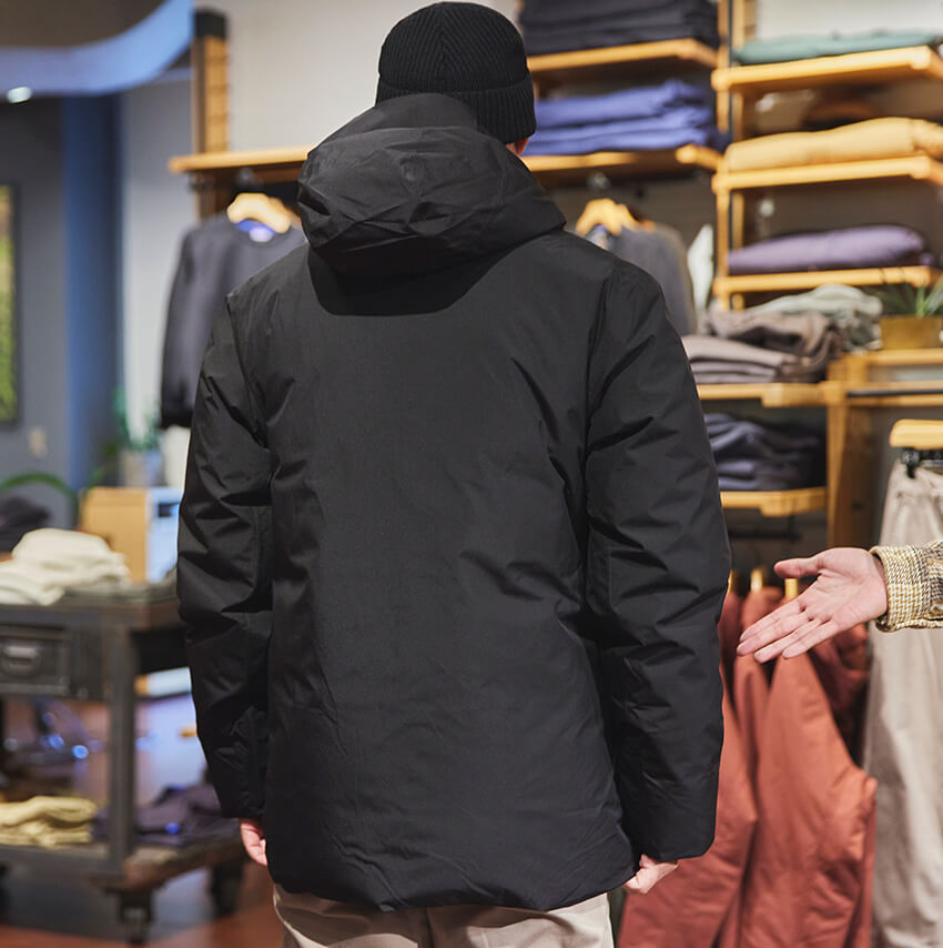 購入いただけます パタゴニア GORE-TEX ブラック ダウンジャケット