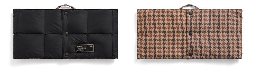 「リバーシブル ダウンネックウォーマー」5940円／ユニバーサルワークス×タイオン