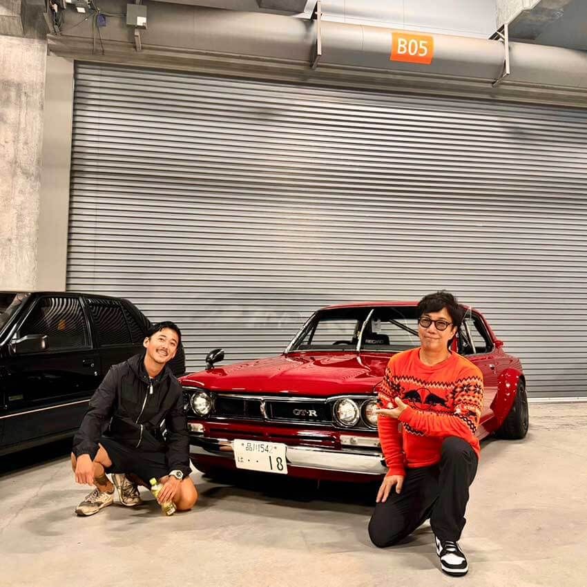 帰りはこのハコスカGT-Rで家まで送ってもらいました（笑）