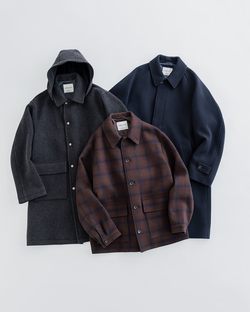 完売必至】「グリーンレーベル リラクシング」のメルトンアウターが冬