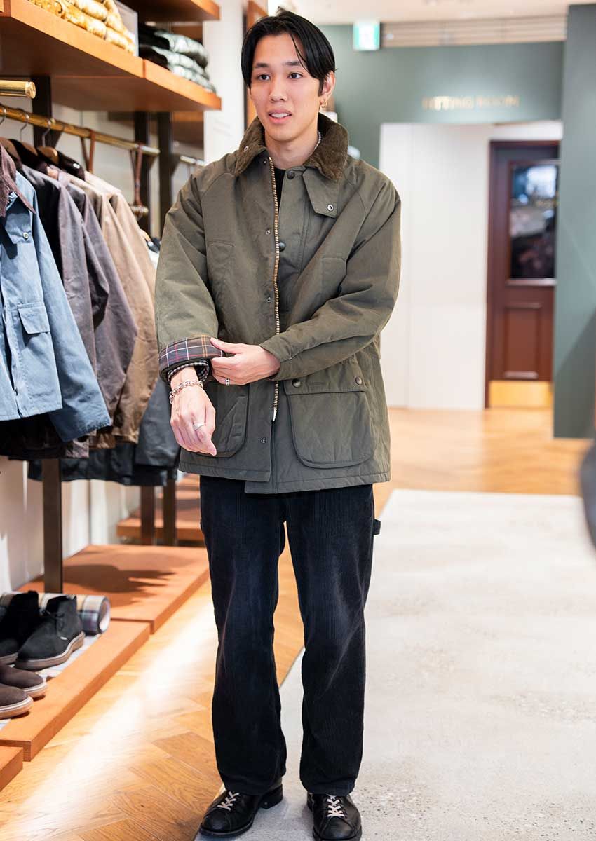 「パデッド OS ビデイルジャケット」36サイズを着用（172cm）