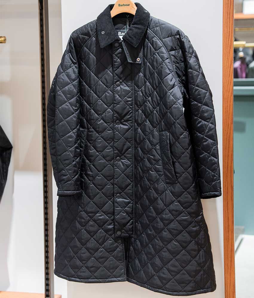 「エクスモア キルティングコート」5万9400円／バブアー（バブアー 原宿キャットストリート店　03-6712-5170）