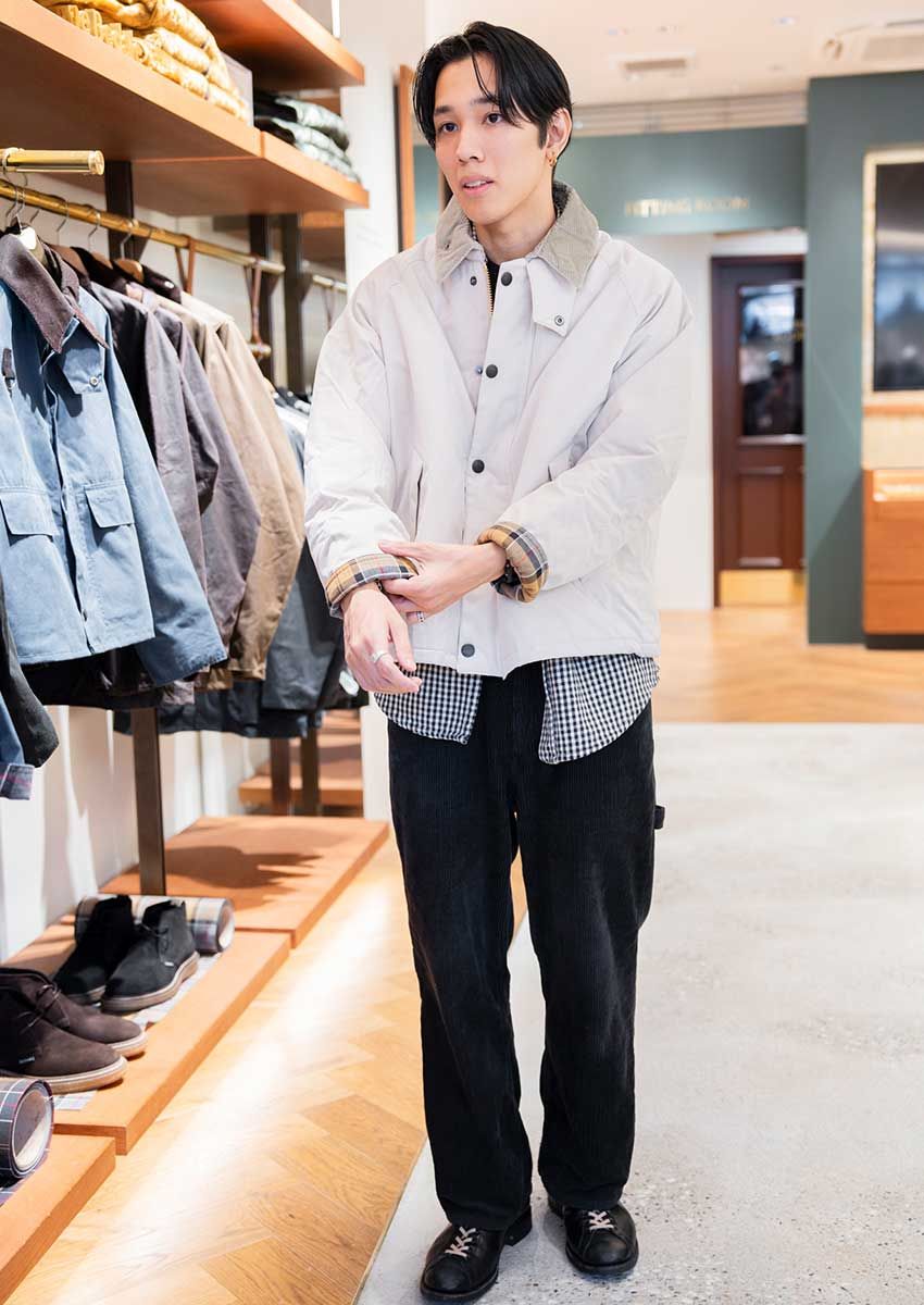 「パデッド トランスポートジャケット」36サイズを着用（172cm）