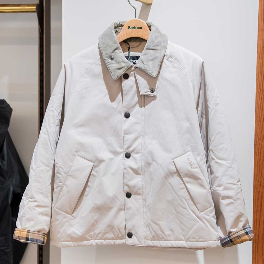 「パデッド トランスポートジャケット」6万1600円／バブアー（バブアー 原宿キャットストリート店　03-6712-5170）