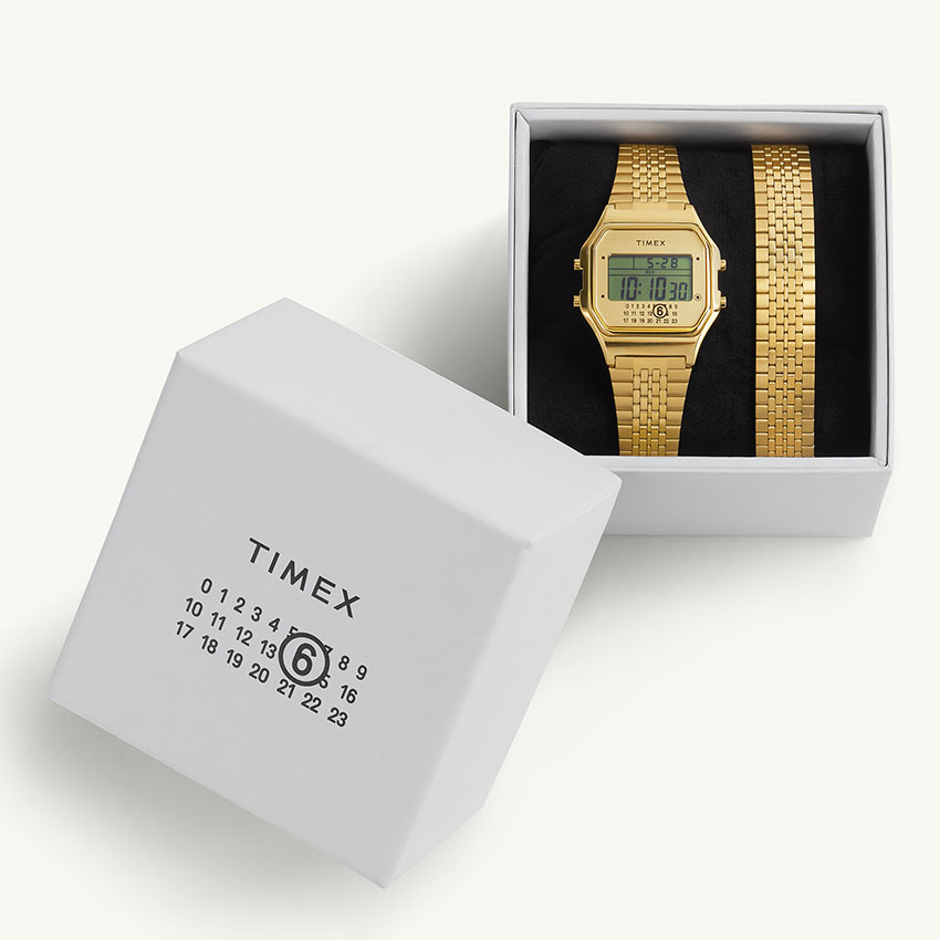 【新品】MM6 Timex Watch Gift Setメゾンマルジェラ／コラボ 新品】MM6 Timex Watch Gift Setメゾンマルジェラ／コラボ