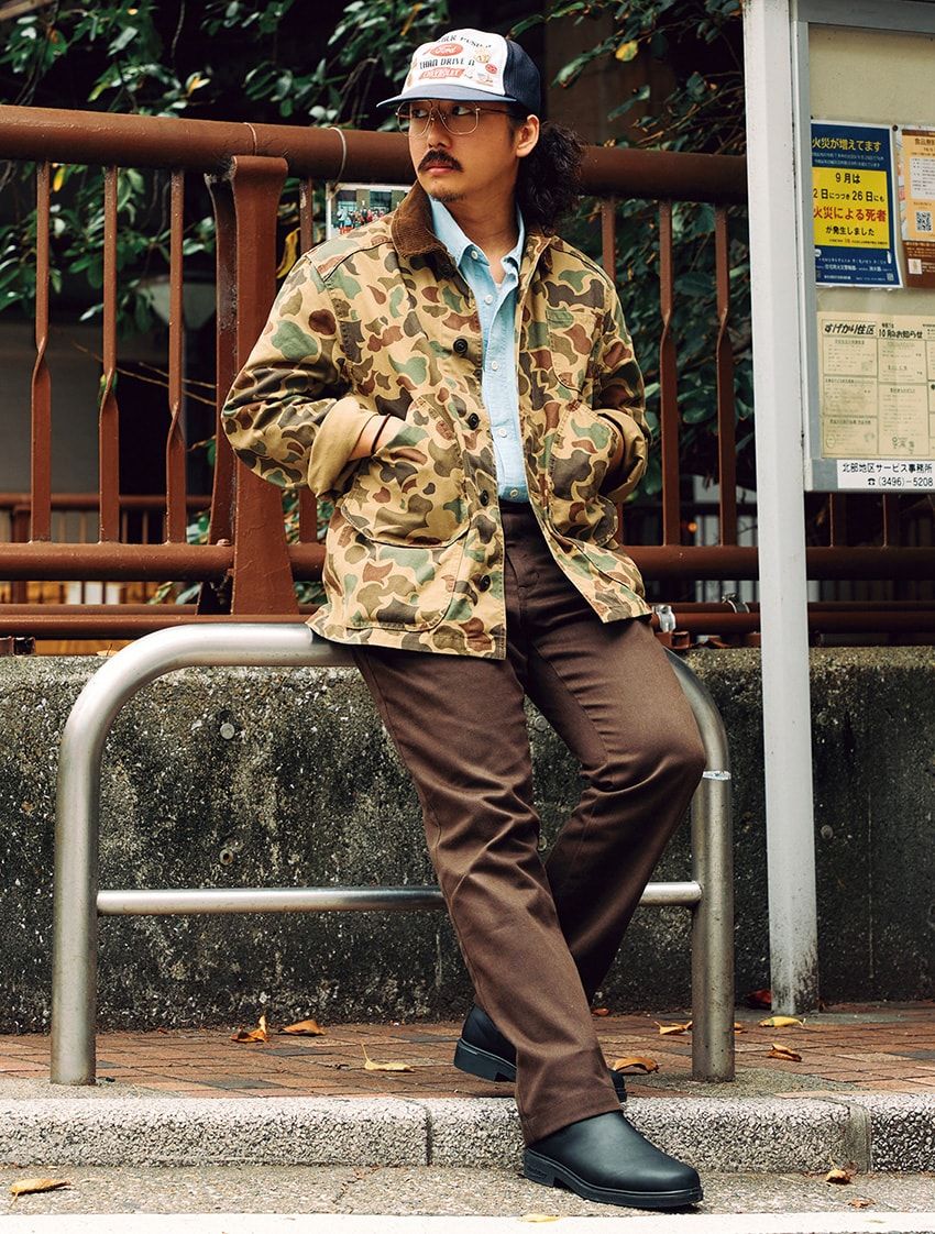 ジャケット、シャツ＝ともにフィルソン　パンツ＝ラディアル