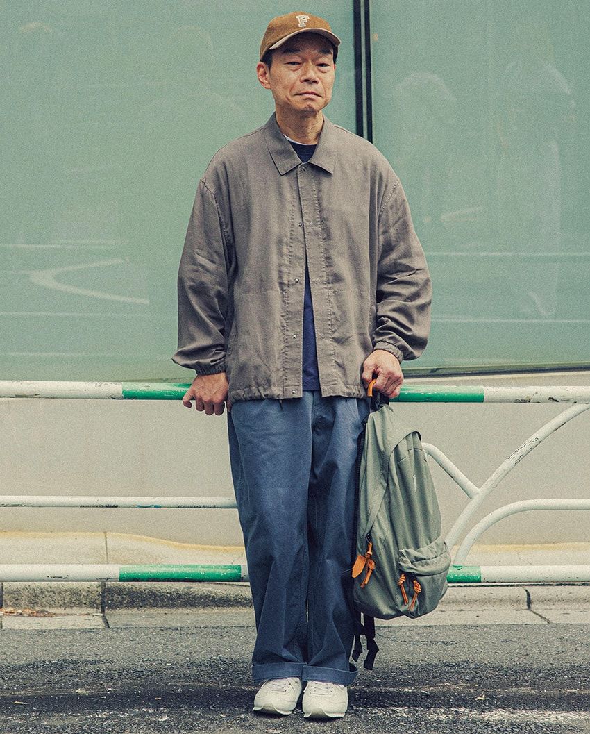 ジャケット、パンツ＝ともにスティル バイ ハンド