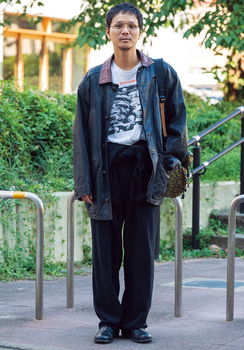 “ゆるとろ”なレザージャケットが今季急増！ 街角で発見した、余裕ある大人のレザースタイル4例 - 5枚目の画像