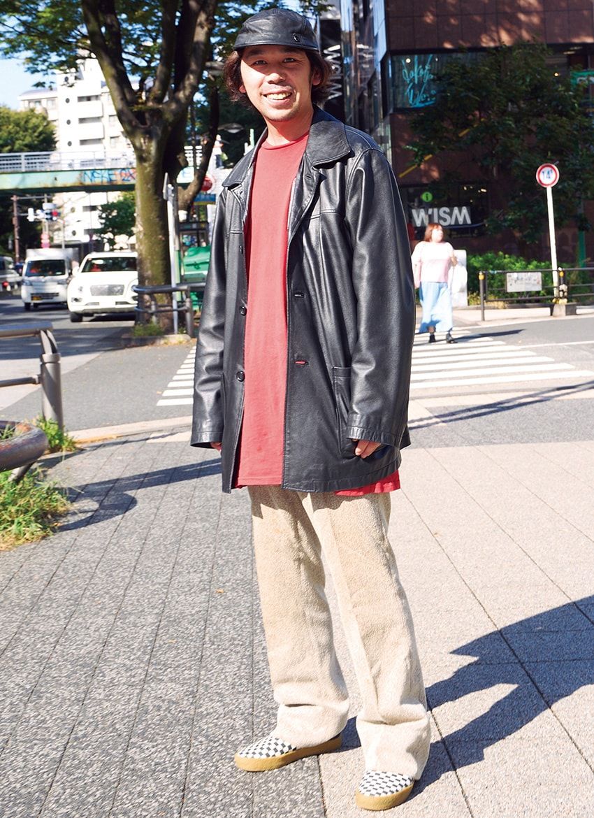 “ゆるとろ”なレザージャケットが今季急増！ 街角で発見した、余裕ある大人のレザースタイル4例 - 1枚目の画像