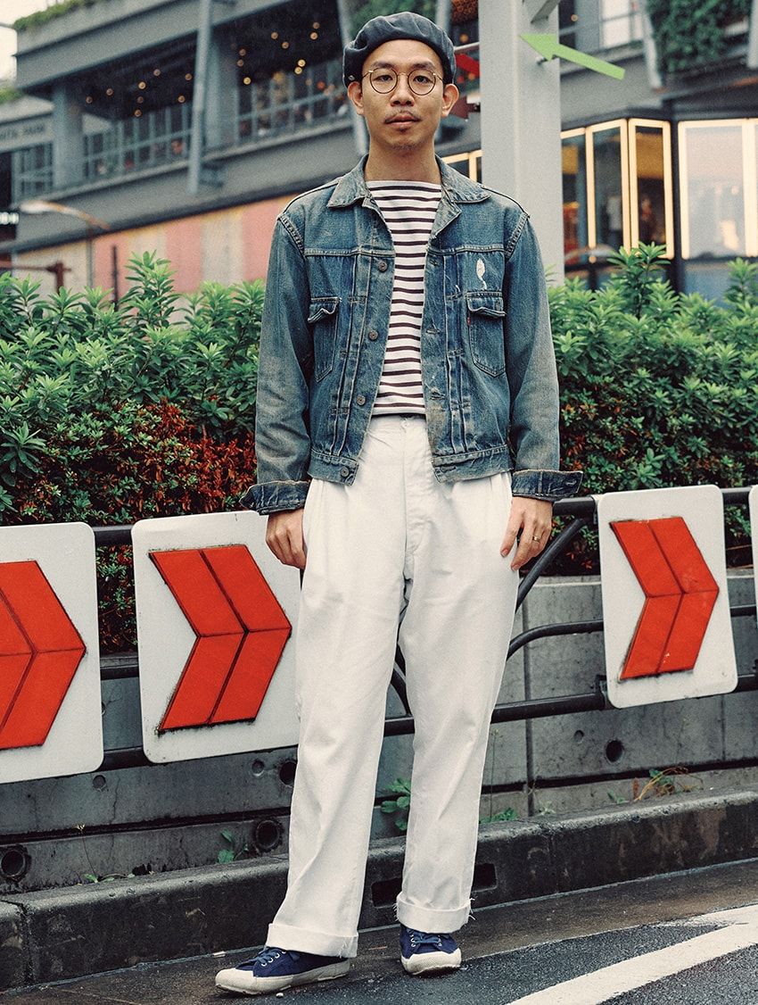 今季は“白パンツ“、どうはきこなす？ リアルアンサーを示す街角スナップ12人選！ - 1枚目の画像