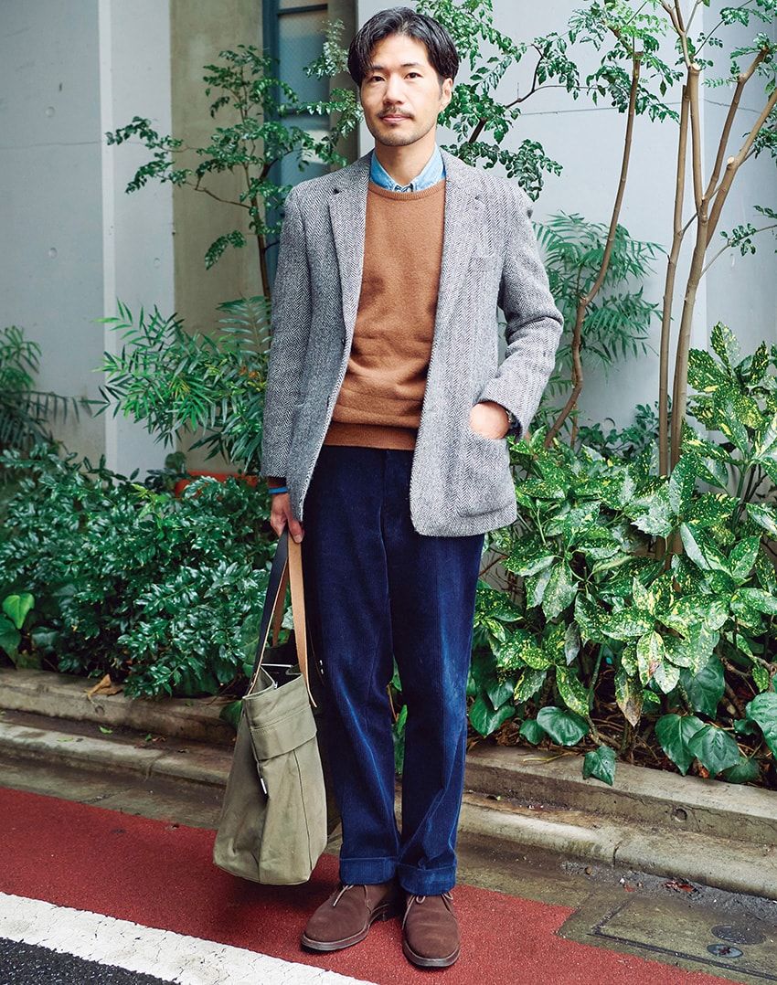 秋冬の大定番「コーデュロイパンツ」の最新スナップ集。どことなく”今っぽい！”街角のとある6人 - 6枚目の画像