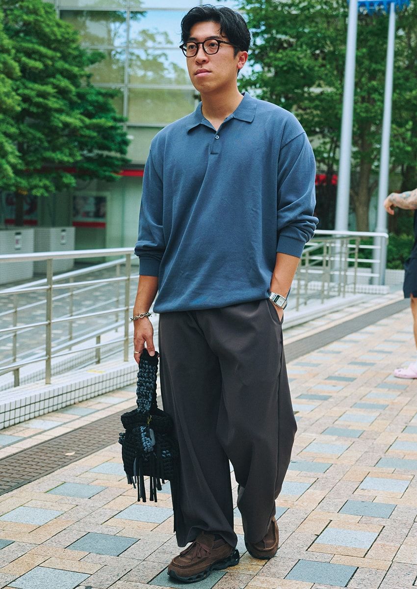 どんどんユルくなる“スラックス事情“。街角スナップから厳選、モダンで品のある13のコーデ - 10枚目の画像