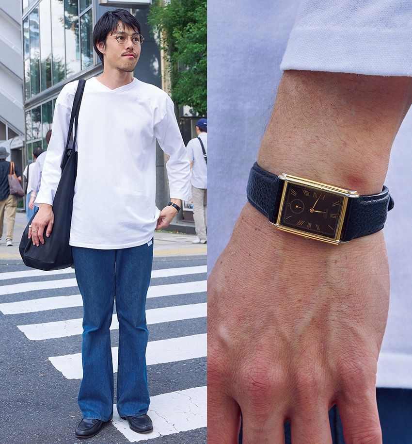 街で高支持率の「ロレックス」と「角形」時計。デイトナ、タンクなど16名の着用モデルを一挙紹介 - 10枚目の画像