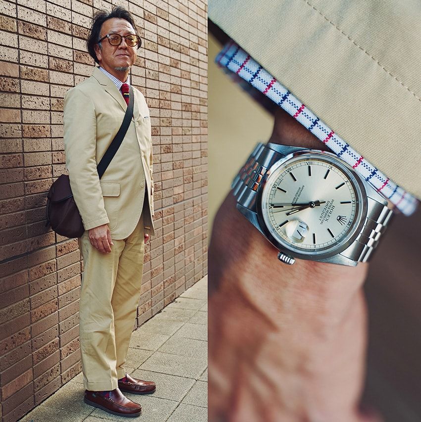 街で高支持率の「ロレックス」と「角形」時計。デイトナ、タンクなど16名の着用モデルを一挙紹介 - 21枚目の画像