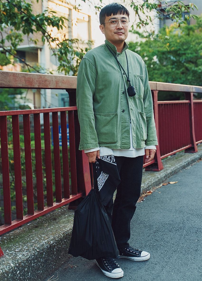 ジャケット＝ミリタリー